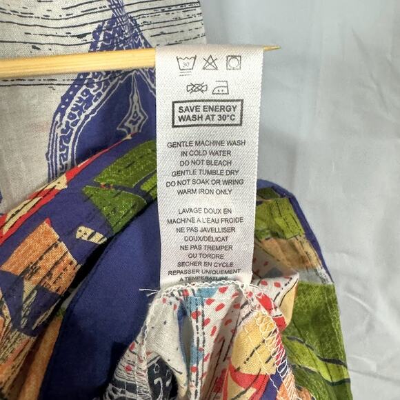 Orientique Naturally Australian Multicolor Boho Flowy Mini Skirt Women sz US MD - Picture 4 of 7